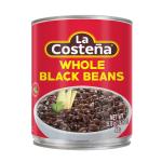 La costeña whole black beans 19.75oz.